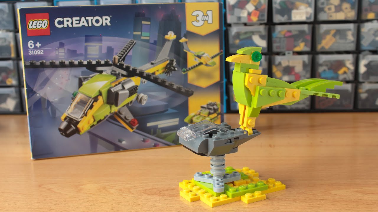 Lego Bird MOC (using the Creator set 31092) - YouTube