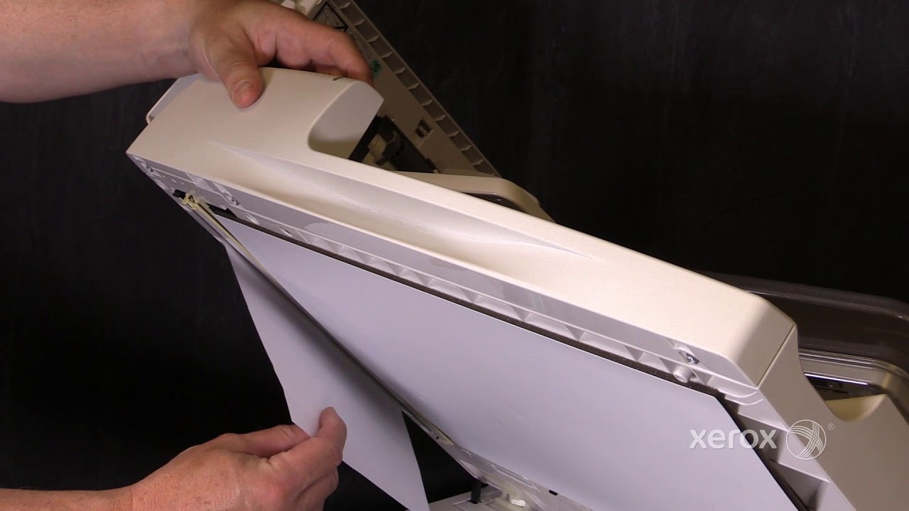 Xerox® WorkCentre® 7120/7220/7225 Clearing a Document Handler Jam