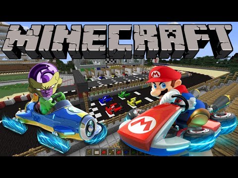 Minecraft] I tried playing Mario Kart on Minecraft - YouTube - YouTube