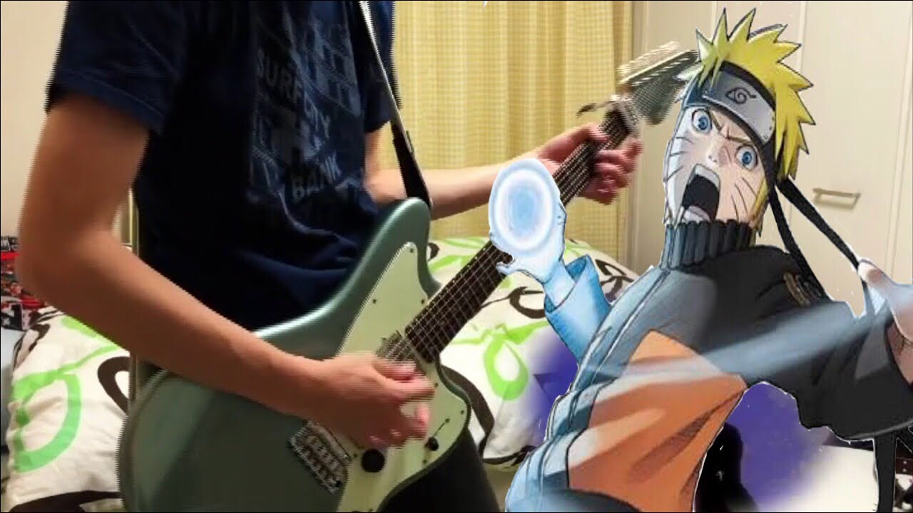 NARUTO疾風伝 ED SUPER BEAVER 深呼吸 ギター - YouTube