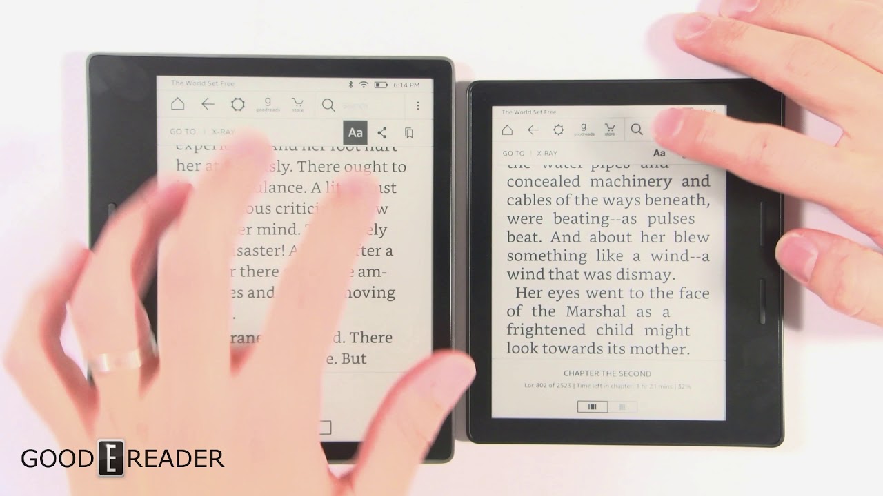 Amazon Kindle Oasis 2017 vs Oasis 2016 - Comparison - YouTube
