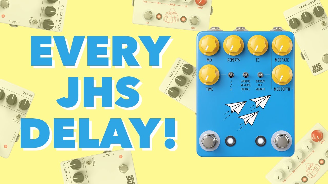 JHS Pedals 3 Series OIL CAN DELAY - オイル缶ディレイのサウンドを