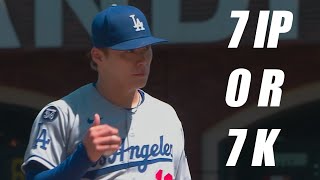 Yoshinobu Yamamoto Throws 7 Scoreless Innings with 7 Ks vs Giants