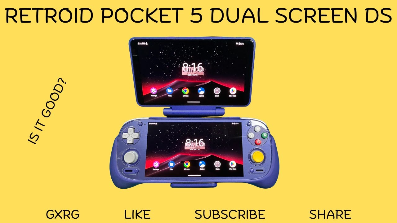RETROID POCKET 5 DUAL SCREEN DS - YouTube