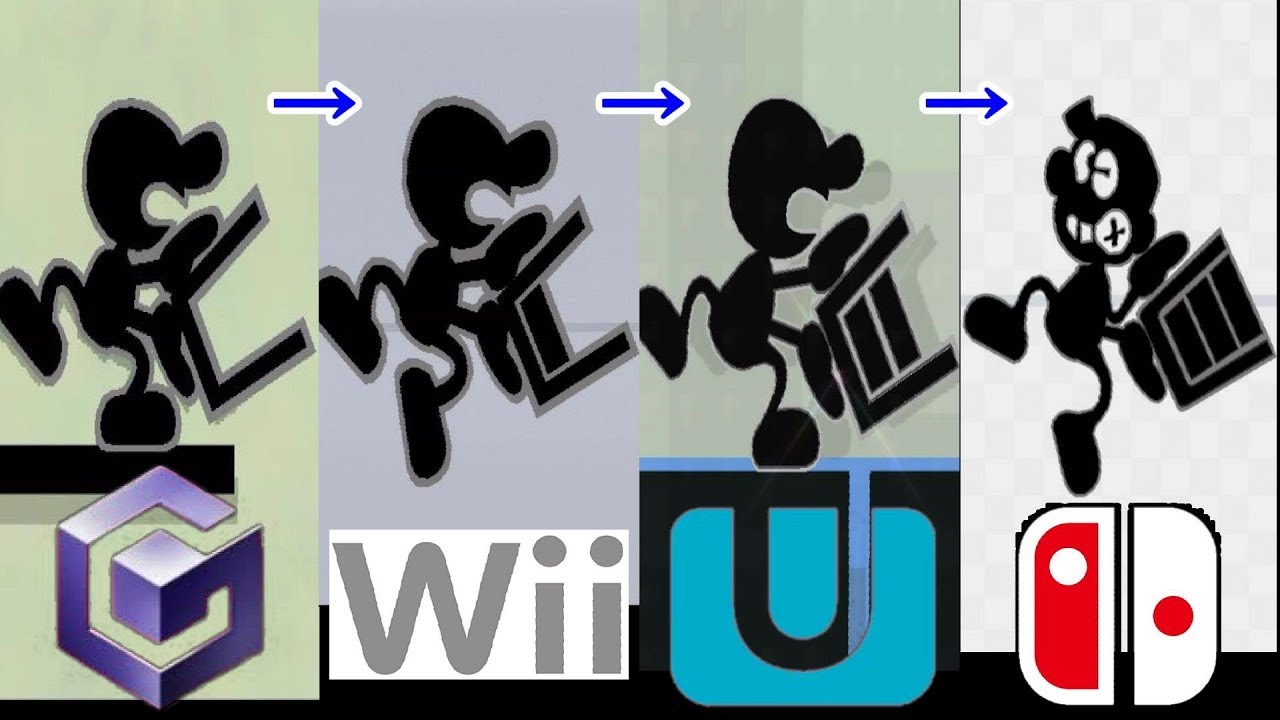 History of G&W Down-B (All Super Smash Bros) - YouTube