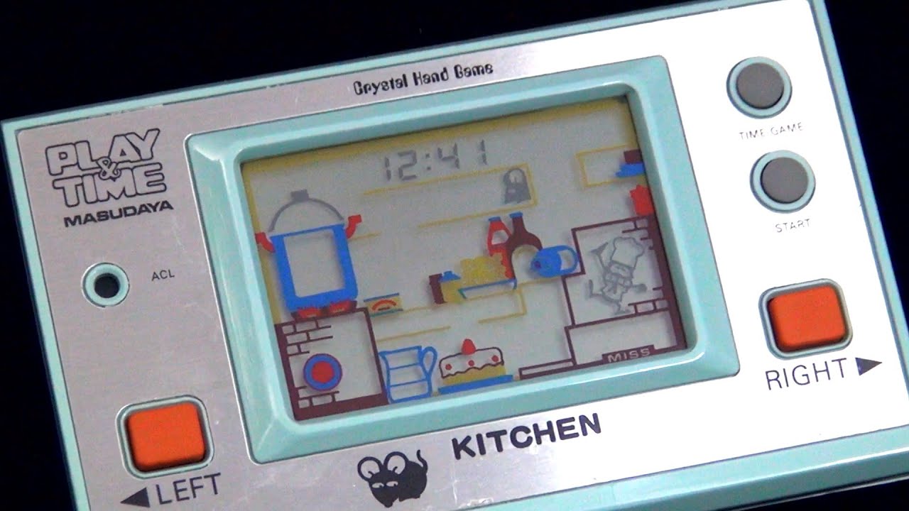 レトロ 電子ゲーム】マスダヤ プレイ＆タイム キッチン 調理場 増田屋