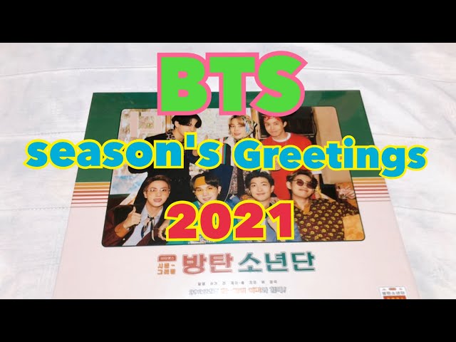BTS シーグリ2021 season's greetings 紹介！！ - YouTube