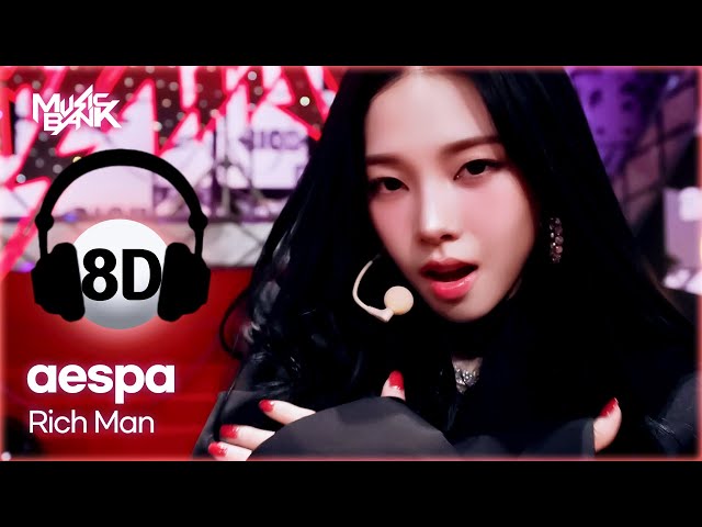 🔊8D Bank] aespa (에스파) - Rich Man | KBS WORLD TV 250905 - YouTube