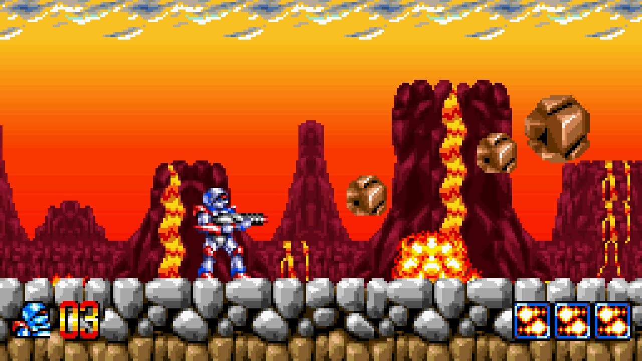 4K / 60fps longplay] Super Turrican / スーパータリカン - SNES