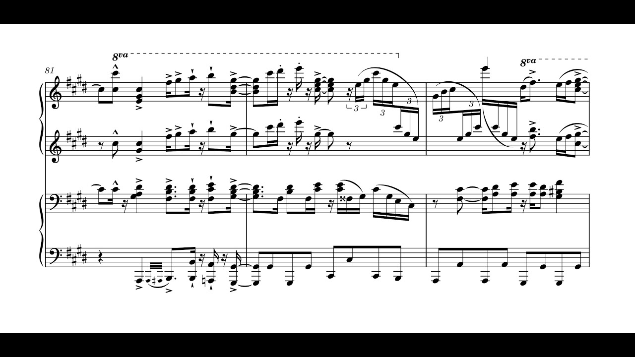 ピアノ連弾】 トウキョウ・シャンディ・ランデヴ / MAISONdes (アニメ