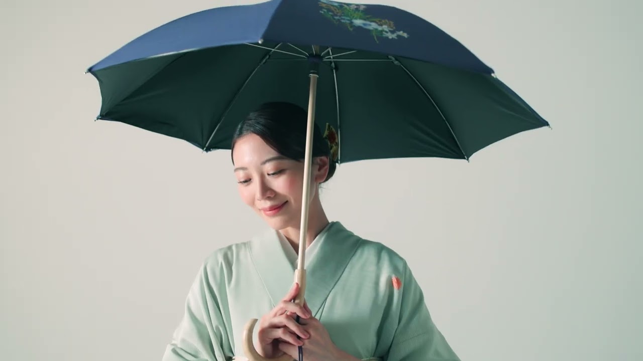 トンボ洋傘前原光榮商店 PV-04 ”2026 新作日傘-1 素材を楽しみ涼を