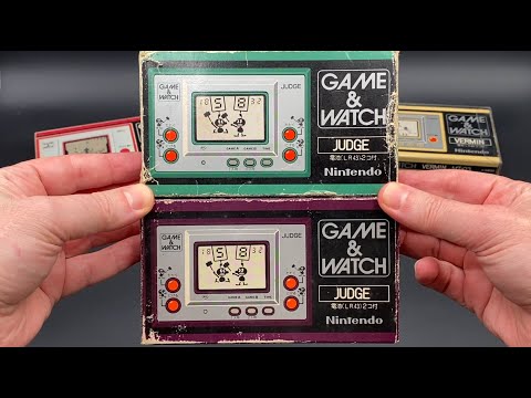 Nintendo Game & Watch - Judge (IP-05) Purple & Green Unboxing and