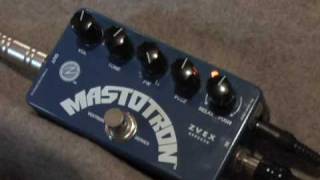 Z.VEX MASTOTRON ファズ 試奏 デモ 動画 - YouTube