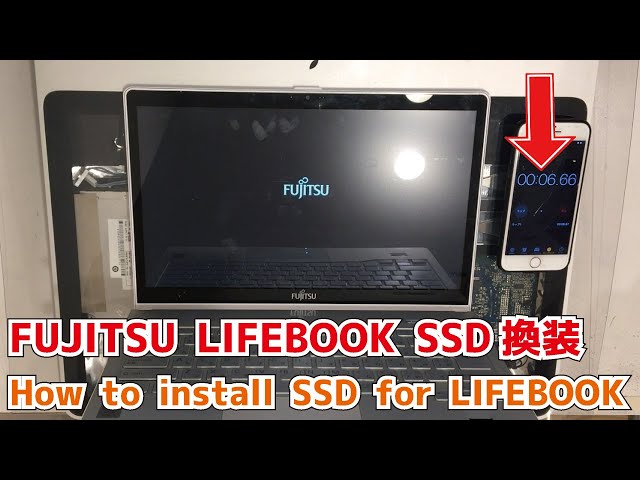 LIFEBOOK SH90/T】SSDへ交換方法 How to install SSD for FUJITSU