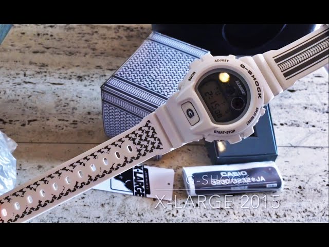 G-Shock DW-6900FS X-Large White Military 2015 (unboxing + review