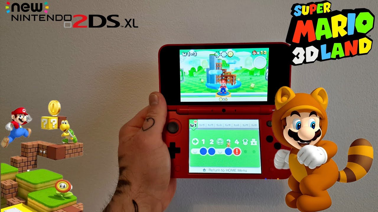 Super Mario 3D Land 2DS XL Gameplay - YouTube