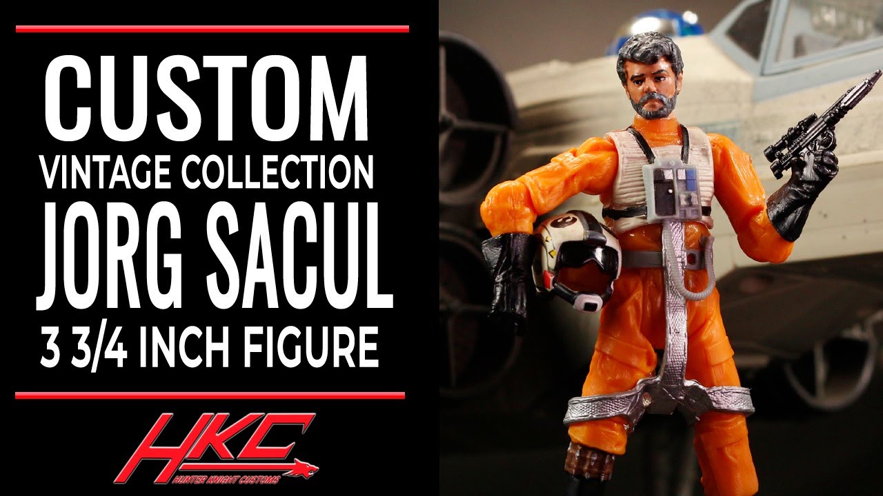 JORG SACUL (X-wing pilot) Star Wars The Vintage Collection custom