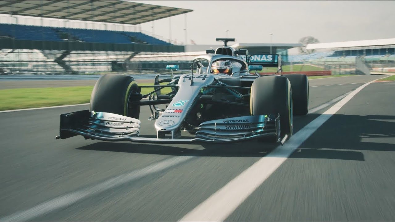 2019 Mercedes F1 Car in Action: W10 Takes to the Track! - YouTube
