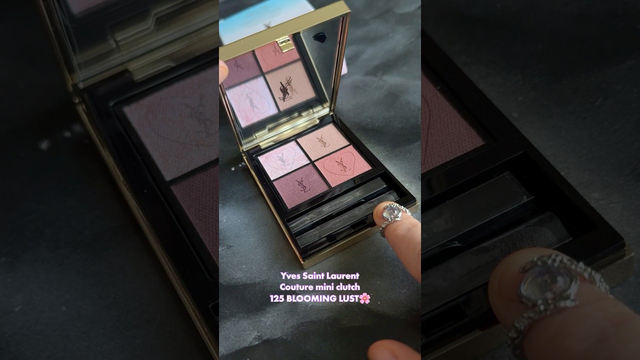 YSL Couture mini clutch 125 BLOOMING LUST eyeshadow palette