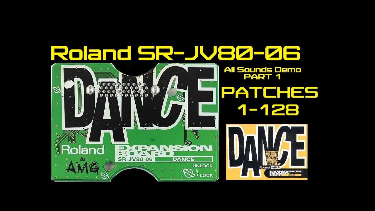 Roland DANCE SR-JV80-06 Expansion Board Part 1 JV XP XV