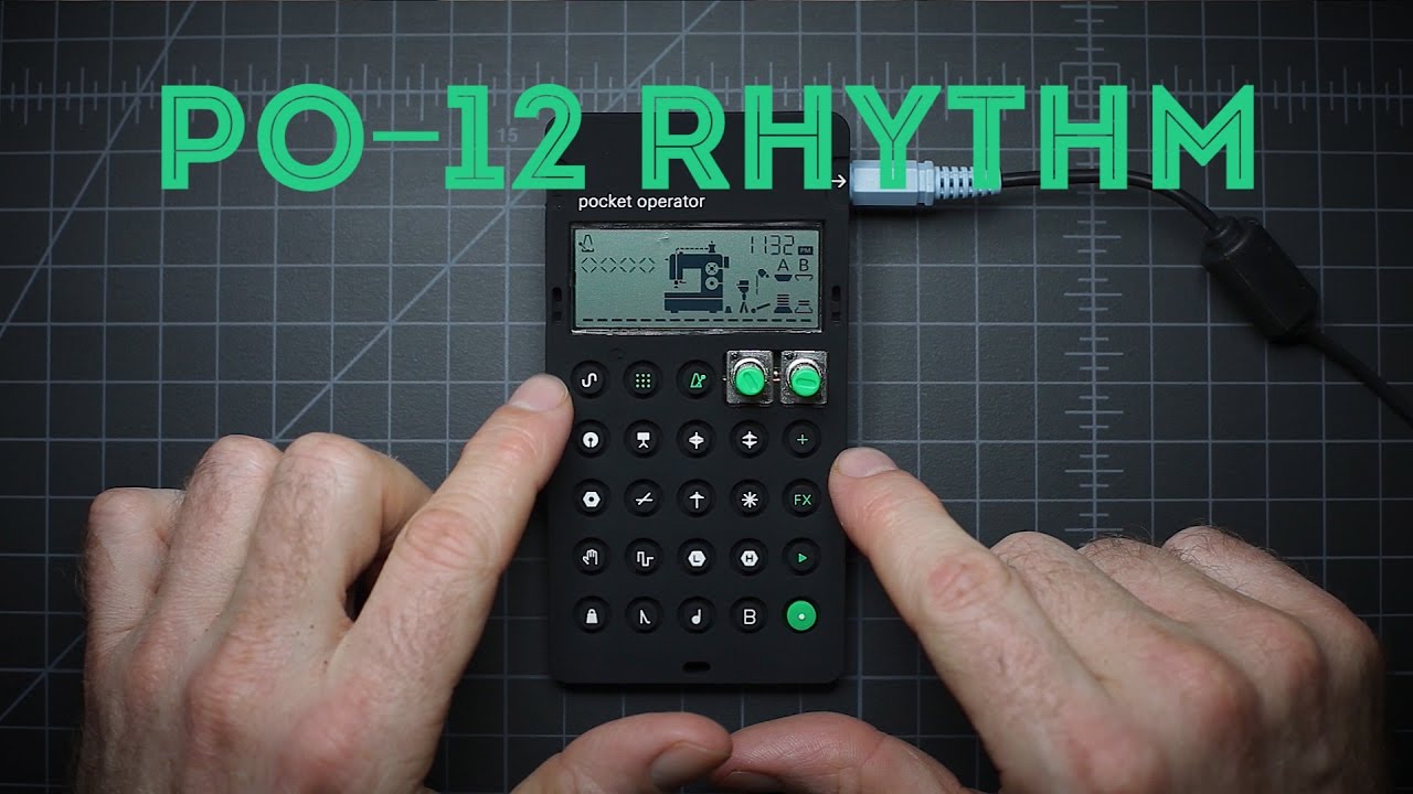 Teenage Engineering | PO-12 rhythm | シンセサイザー ガジェット系