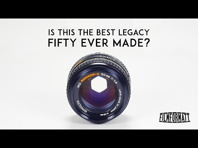 Minolta MD Rokkor X 50mm F1.4 Review - YouTube