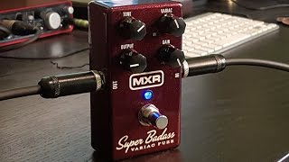 MXR Super Badass VARIAC FUZZ, demo by Riccardo Gioggi [ENG sub