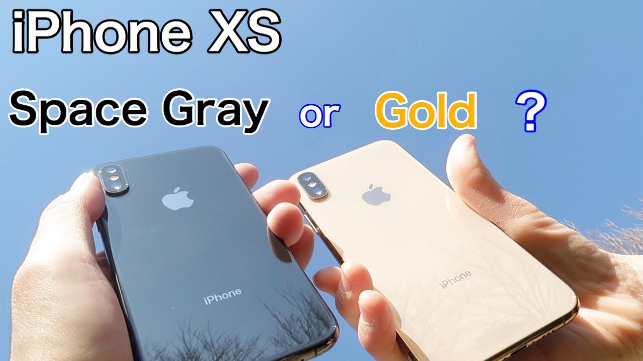 iPhone XSのカラー比較！ゴールドとスペースグレーならどっちがお好き
