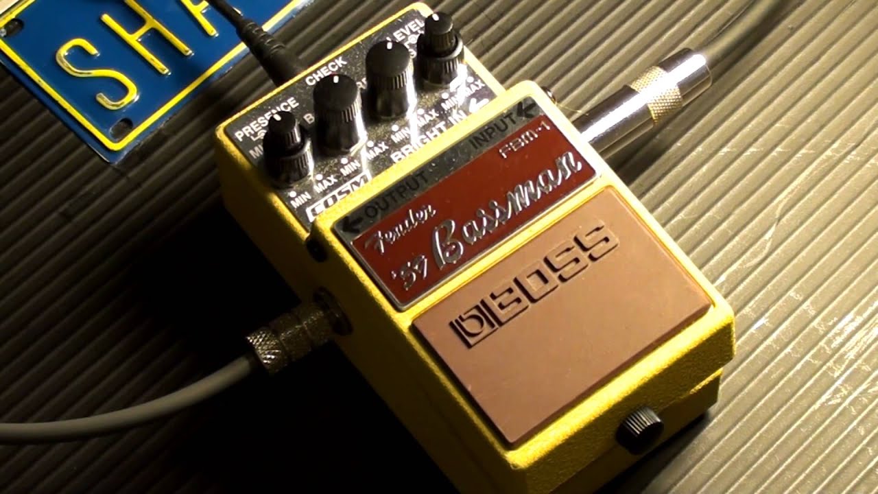 BOSS Fender Bassman Pedal - YouTube