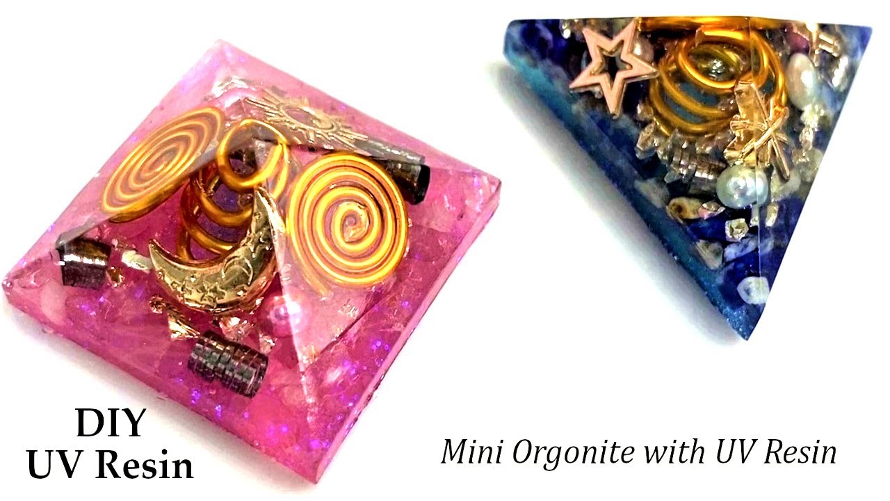 UVレジン】100均モールドで小さなオルゴナイトをってみました！resin