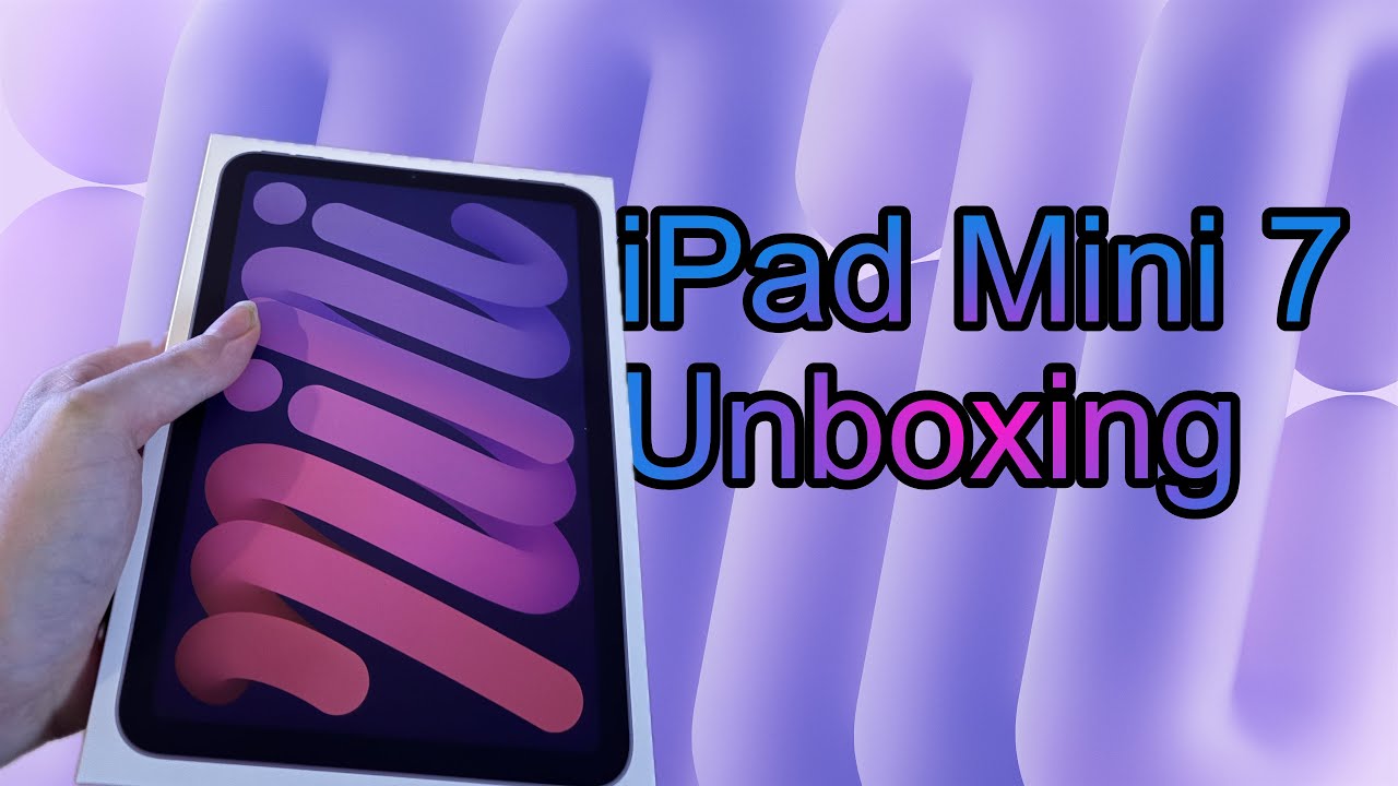 PURPLE iPad Mini 7 IS FINALLY HERE! - YouTube