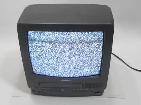 ☆Panasonic パナソニック 2-SHOT VHS テレビデオ ブラウン管テレビ