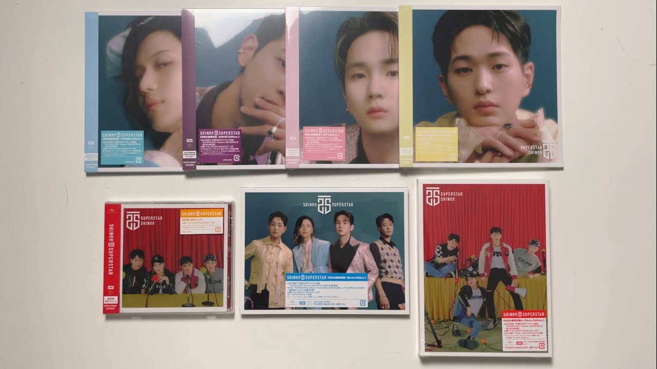 ♡Unboxing SHINee シャイニー Japanese Mini Album SUPERSTAR