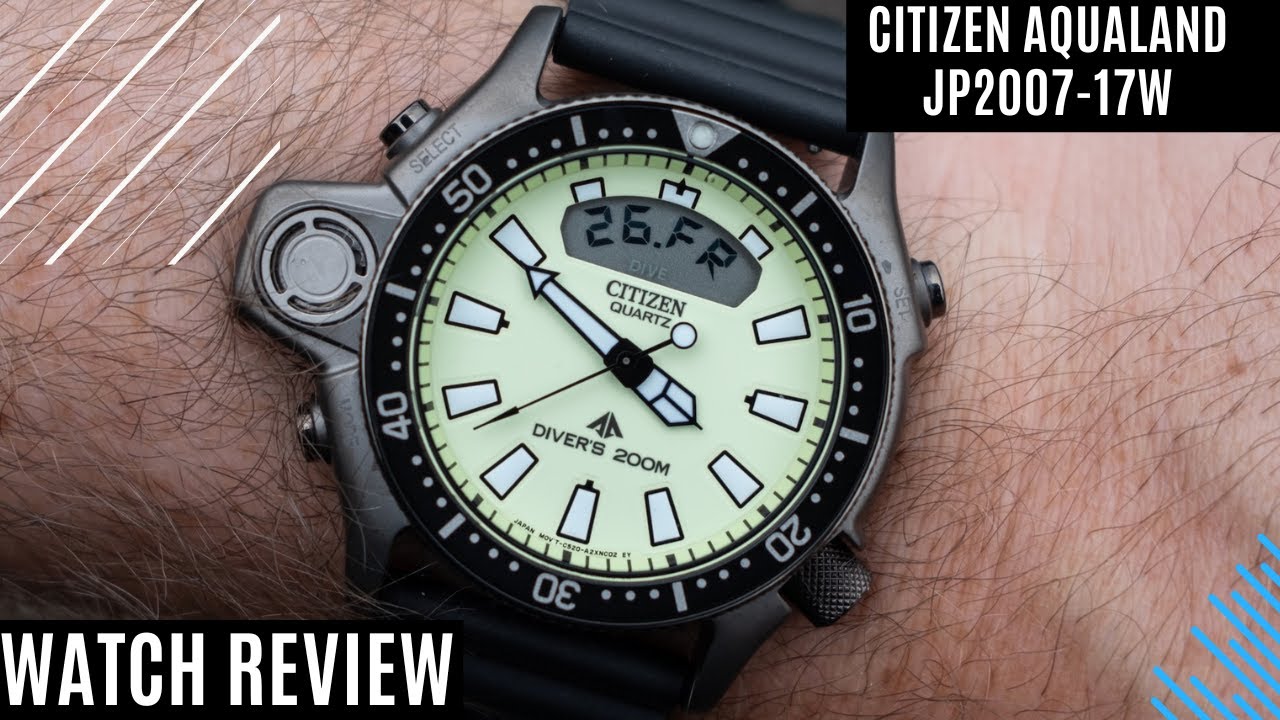 Hands-On Video Review: Citizen Promaster Aqualand Depth Meter