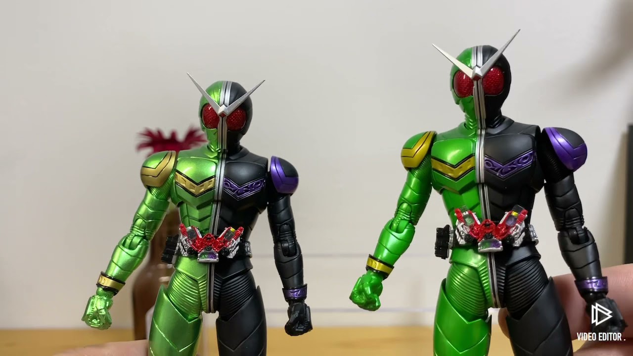 塗装してみた動画】S.H.Figuarts真骨彫製法仮面ライダーWサイクロン