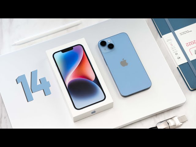 iPhone 14 UNBOXING and Setup - BLUE - YouTube