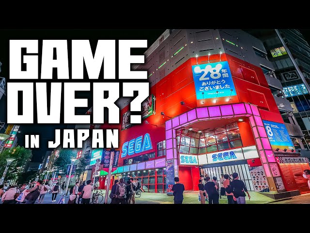 Japan's Famous SEGA ARCADE Says Goodbye - YouTube