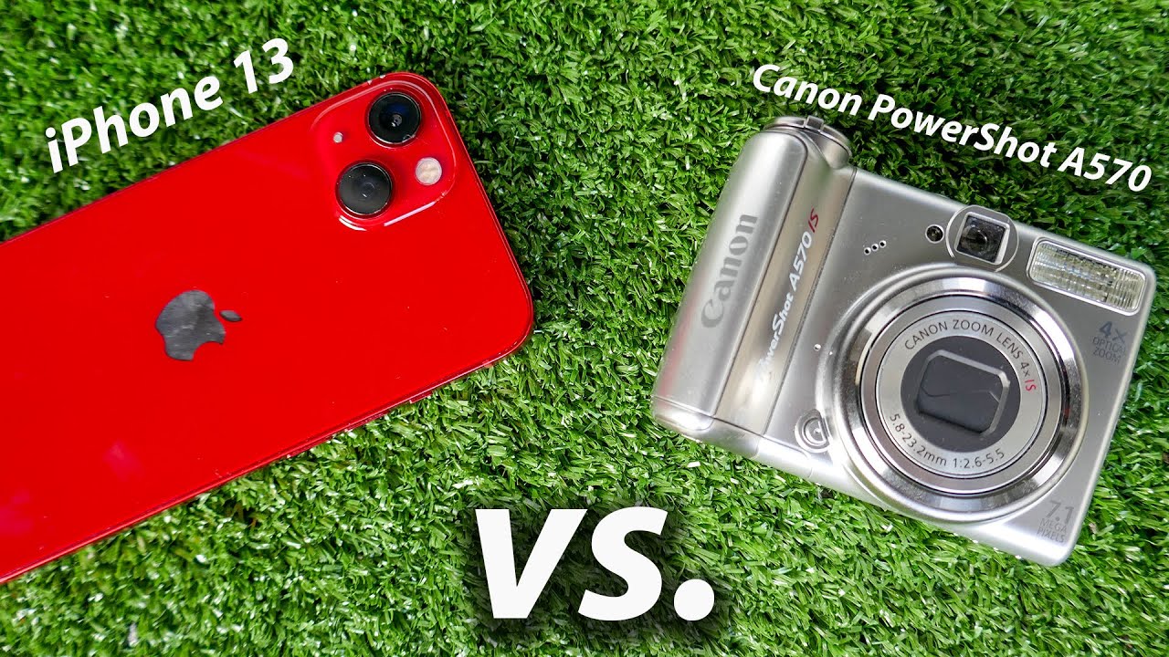 iPhone 13 vs 2000s Digicam (Canon PowerShot A570 IS) - YouTube