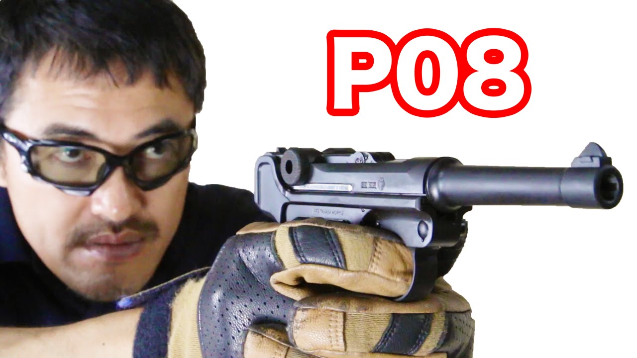 Tanaka] Ruger P08 Black Heavyweight Gas Blowback [Mac Sakai Review