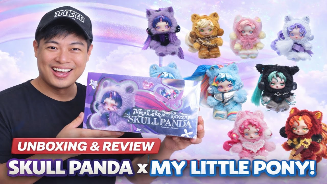 UNBOXING SKULL PANDA x MY LITTLE PONY PLUSH DOLL PENDANT! GUESS