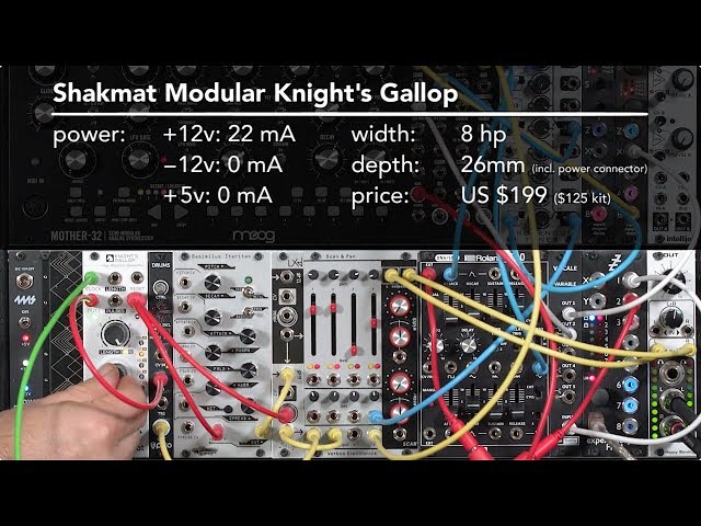 Shakmat Modular Knight's Gallop AlgoRhythmic Generator - YouTube