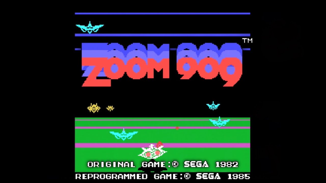 SG】ズーム909〔セガ マイカード 〕【実況なし/セガ SG-1000/720p