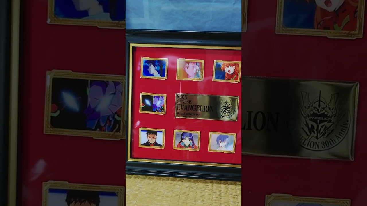 エヴァグッズ紹介】記念切手&額装ピンズセット「新世紀