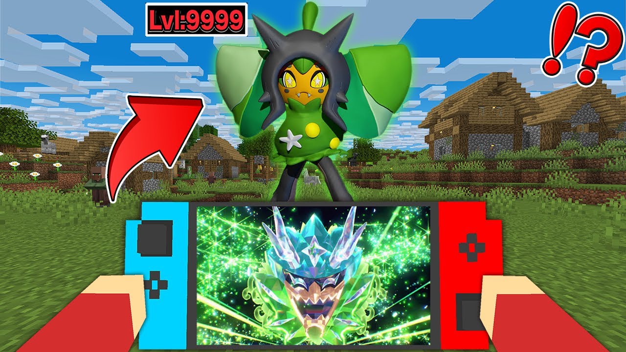 マイクラ】スイッチの中から『伝説ポケモン』を連れてこれる世界で