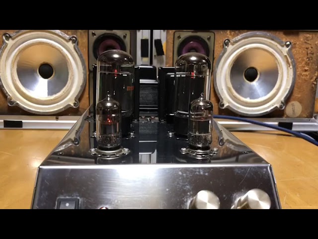 オーディオ試聴動画 三栄無線 KT88-SSMA 6L6GC シングルアンプ 真空管