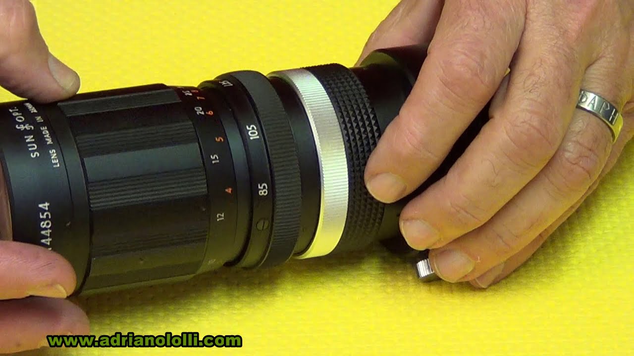 Usato testato Obiettivo Sun Hi-Tele ZOOM LENS F:4,8 f = 85 - 210