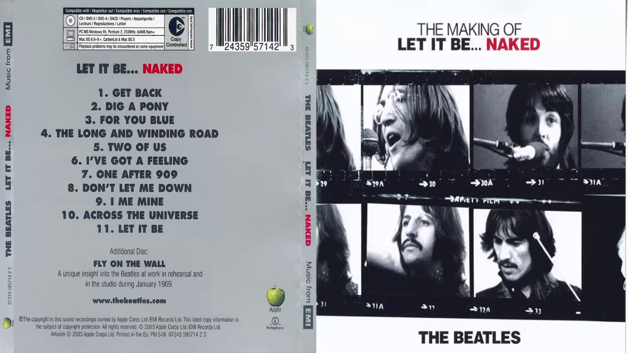 The Beatles Let It Be Naked Full Album - YouTube