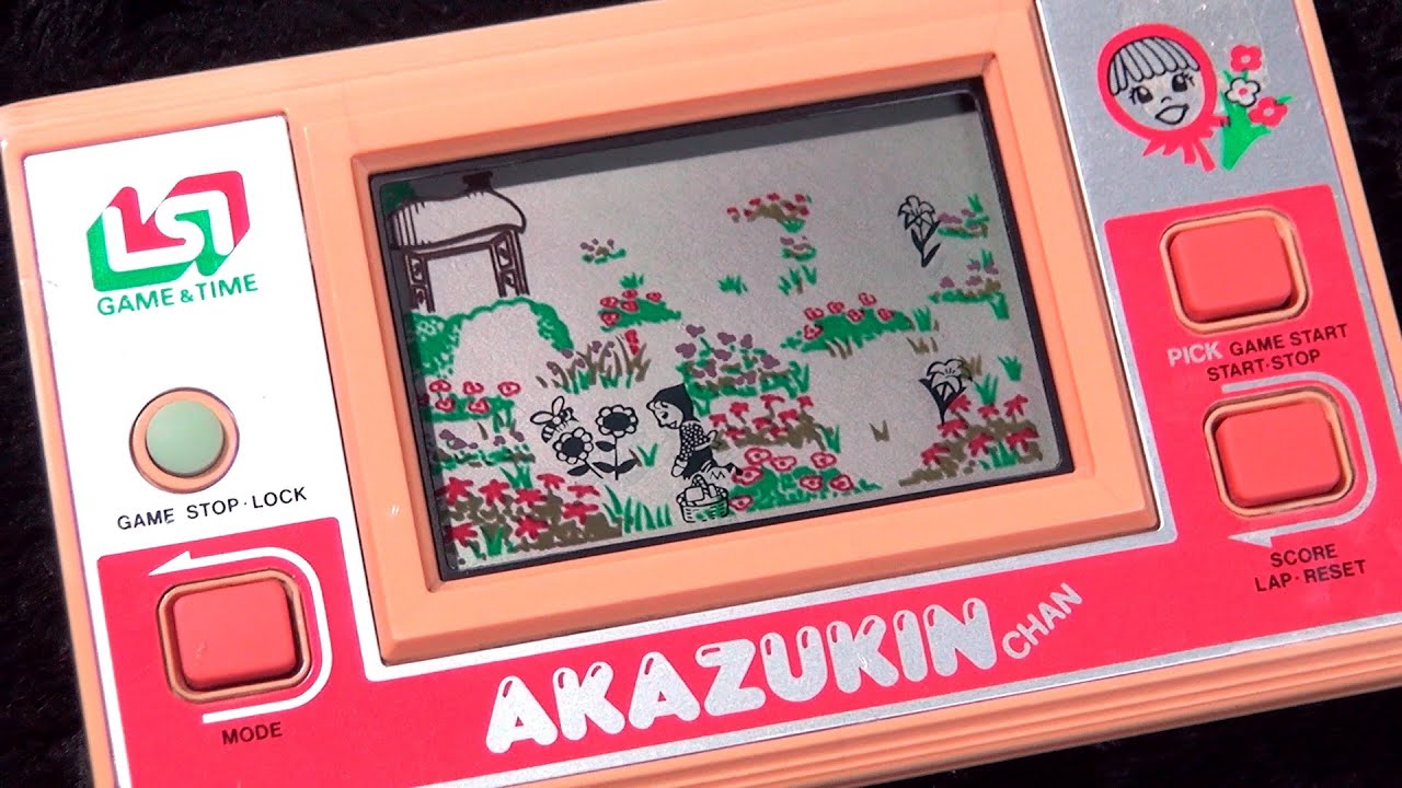 レトロ 電子ゲーム】原田企画 AKAZUKIN chan 赤ずきんちゃん 花摘み
