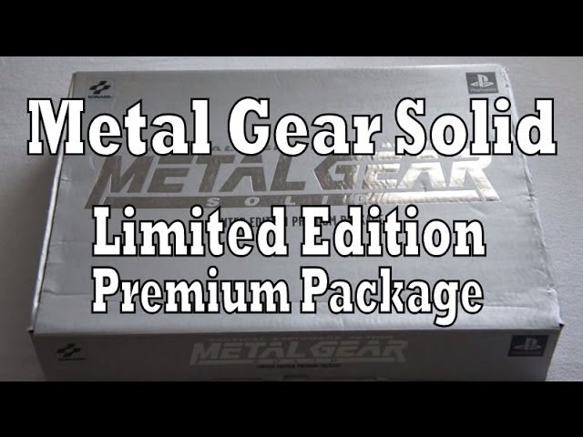Metal Gear Solid Limited Edition Premium Package Unboxing & Review
