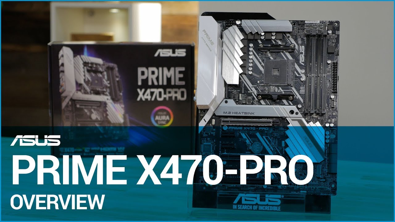 ASUS PRIME X470-PRO Motherboard Overview - YouTube
